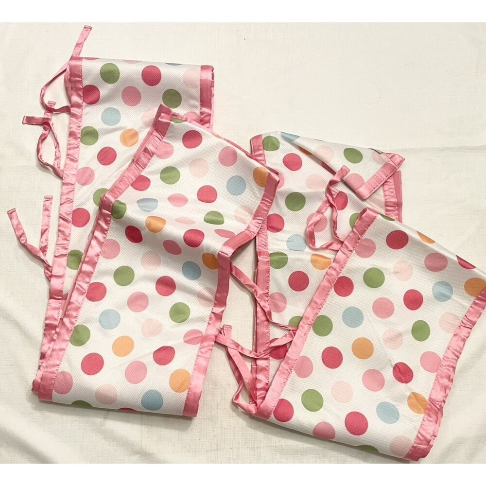 Breathable Baby Mesh Crib Linen Pink One Size Suffocation Prevention Never Used